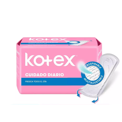 Protectores Femeninos Diarios Kotex, 20u