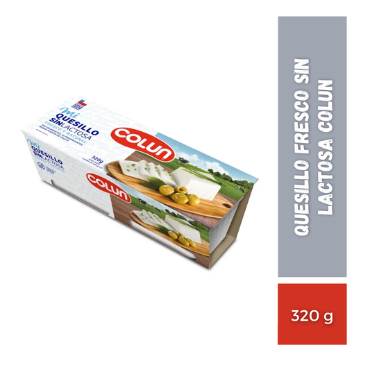Quesillo Fresco Sin Lactosa Colun, 320g