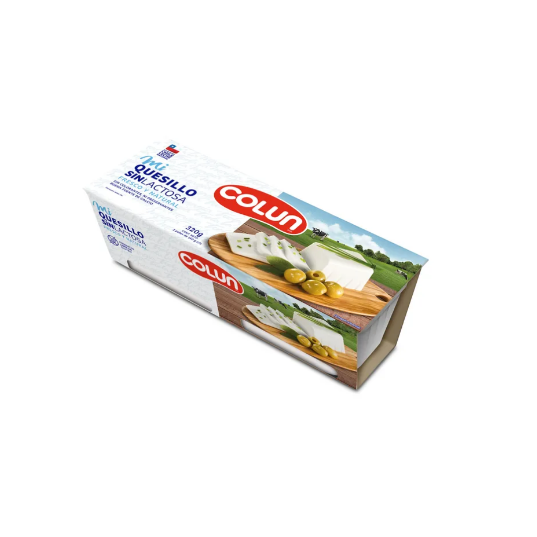 Quesillo Fresco Sin Lactosa Colun, 320g