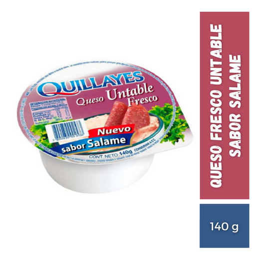 Queso Fresco Untable Sabor Salame, 140g