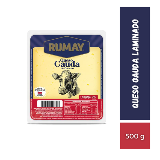 Queso Gauda Laminado Rumay, 500g