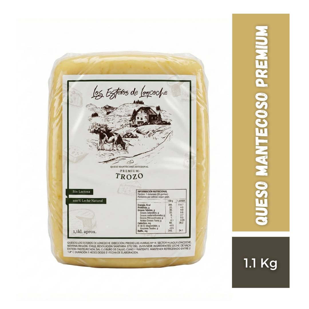 Queso Mantecoso Premium, 1.1Kg