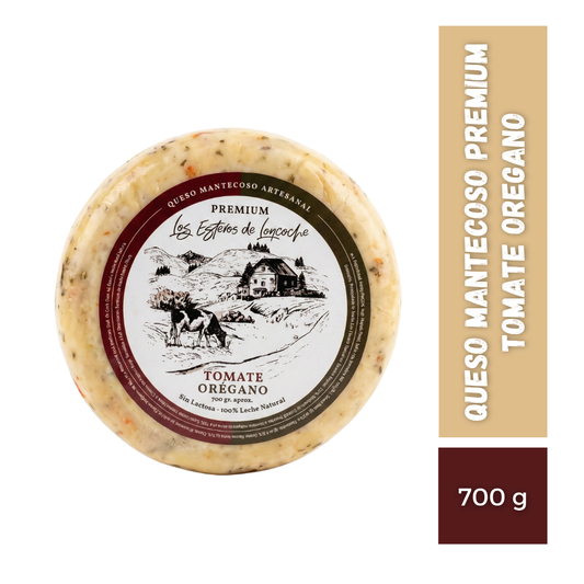 Queso Mantecoso Premium Tomate Oregano, 700g