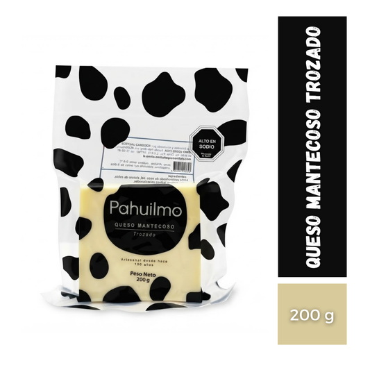 Queso Mantecoso Trozado Pahuilmo, 200g