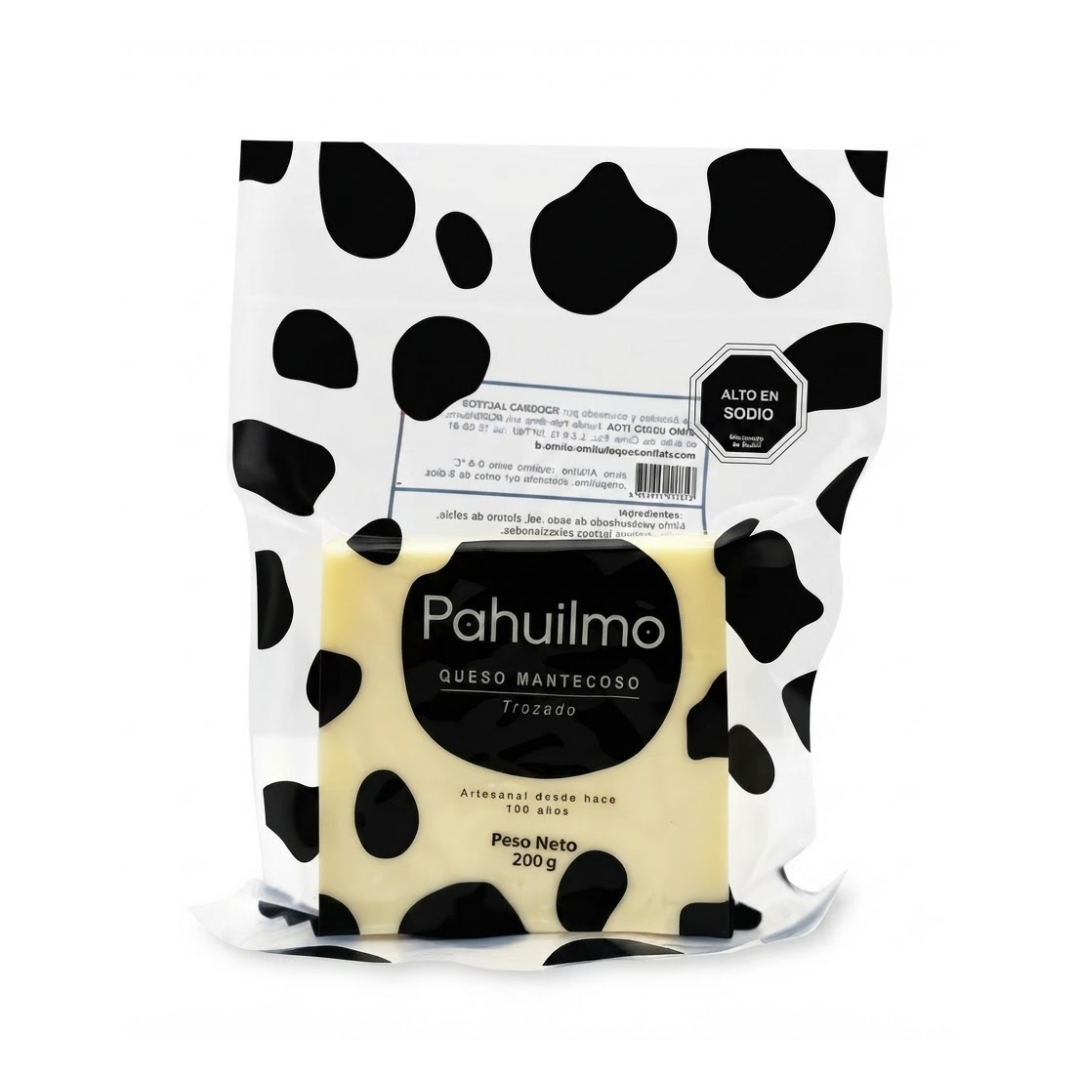 Queso Mantecoso Trozado Pahuilmo, 200g