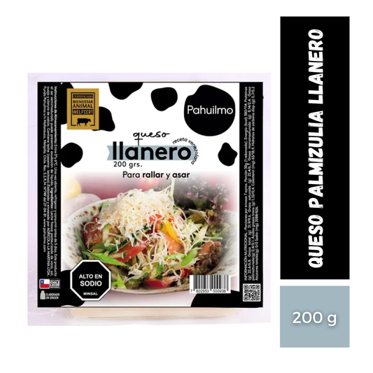 Queso Palmizulia Llanero Pahuilmo, 200g