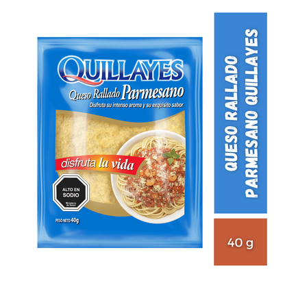 Queso Rallado Parmesano Quillayes, 40g