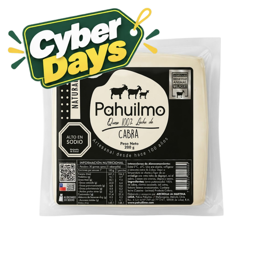 Queso De Cabra Natural Pahuilmo, 200g - Cyber Days