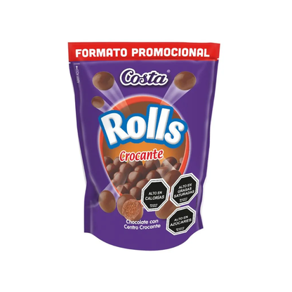 Rolls Chocolate Crocante Costa, 100g