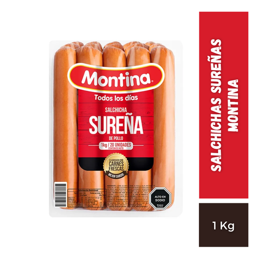 Salchichas Sureñas Montina, 1Kg