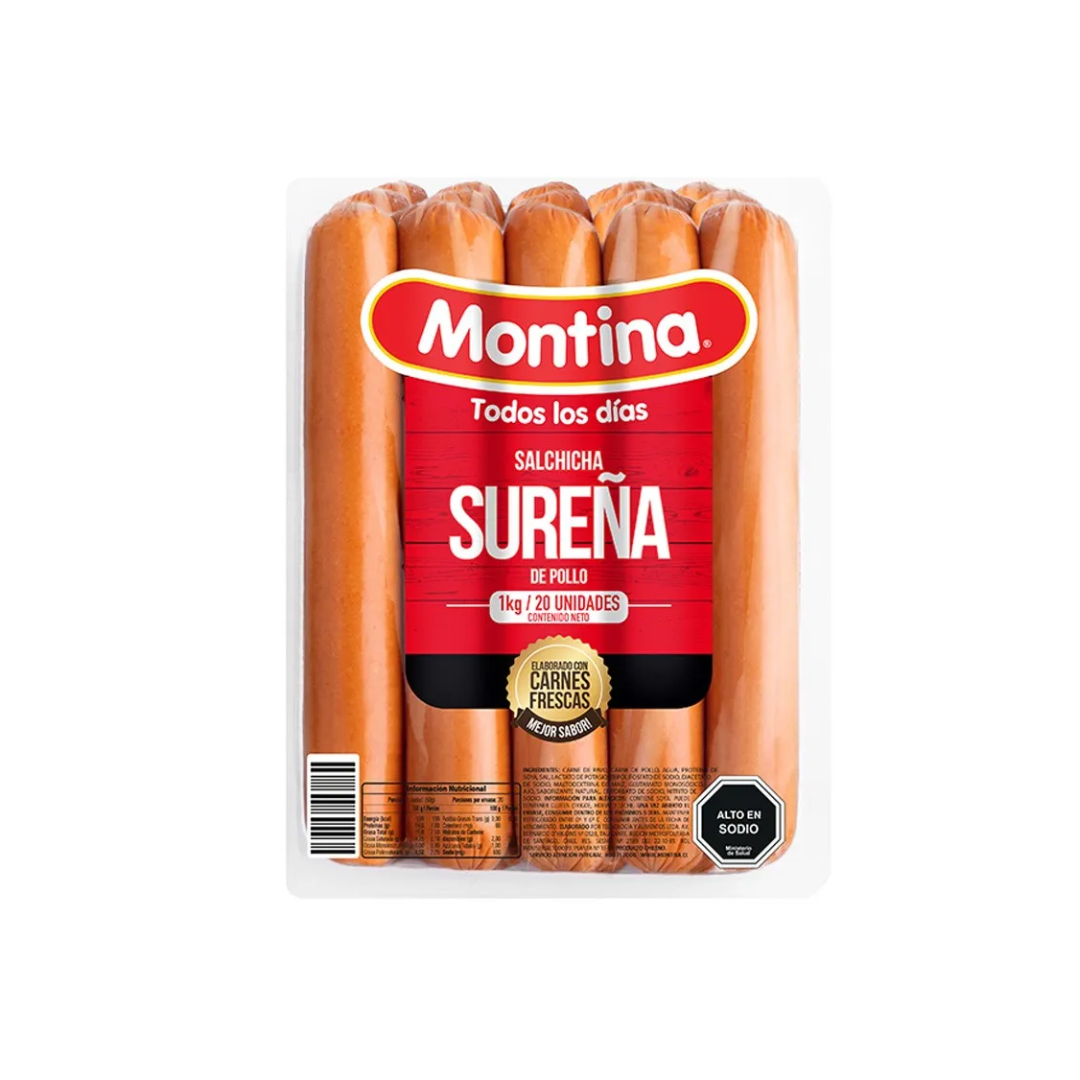 Salchichas Sureñas Montina, 1Kg