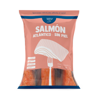 Salmon atlántico sin piel 700g