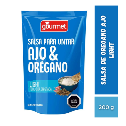 Salsa De Oregano Ajo Light Gourmet, 200g