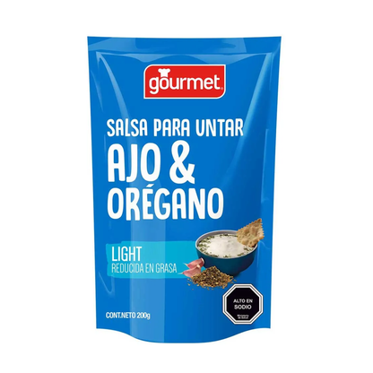 Salsa De Oregano Ajo Light Gourmet, 200g