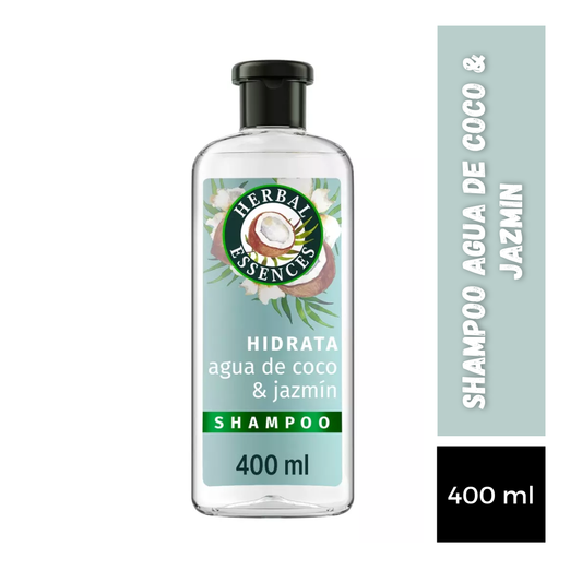 Shampoo Agua De Coco & Jazmin Herbal Essences, 400ml