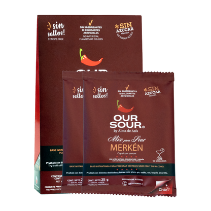 Sour Deshidratado Merken En Polvo Our Sour, 2u