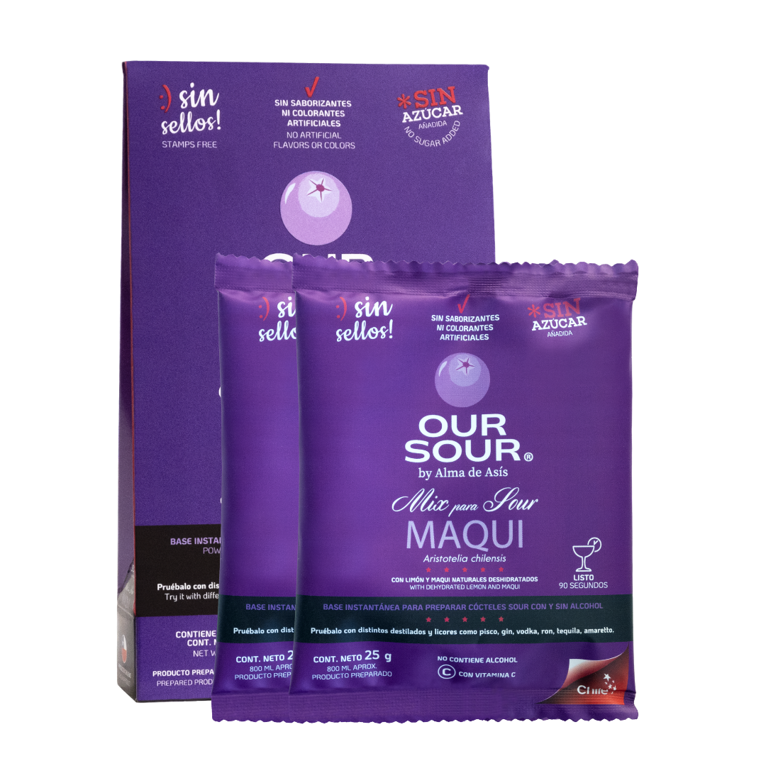 Sour Deshidratado Maqui En Polvo Our Sour, 2u