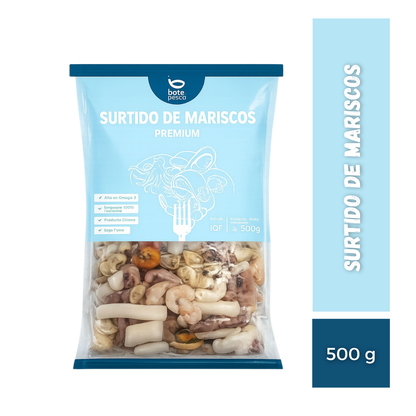 Surtido de Mariscos Bote De Pesca, 500g