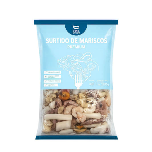 Surtido de Mariscos Bote De Pesca, 500g