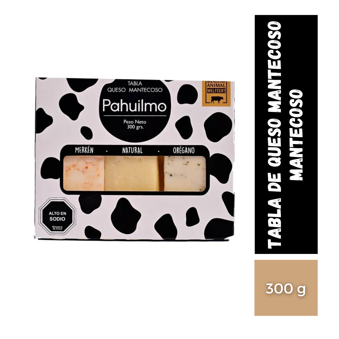 Tabla De Queso Mantecoso Mantecoso Pahuilmo, 300g