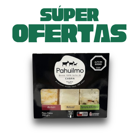 Tabla De Queso De Cabra Pahuilmo, 300g en Super Ofertas