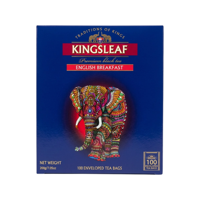 Té Kingsleaf English Breakfast, 100u