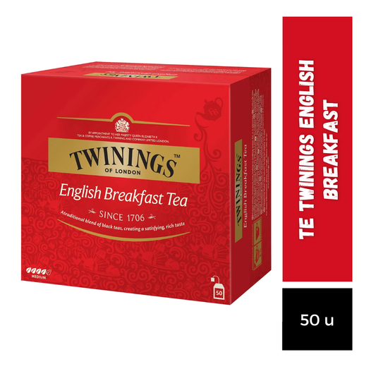 Te Twinings English Breakfast, 50u