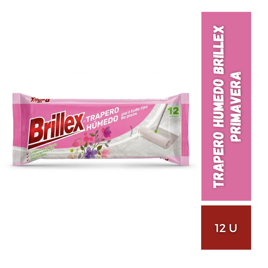 Trapero Húmedo Brillex Primavera, 12u