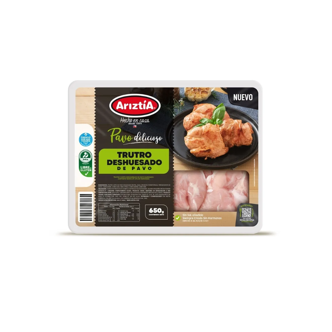 Trutro Deshuesado de Pavo Ariztia, 650g
