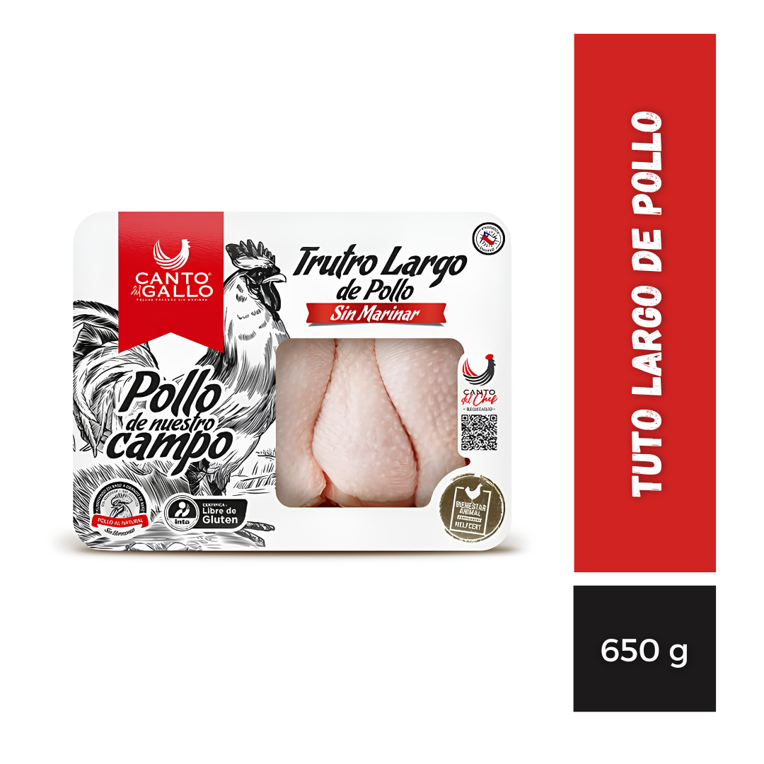 Tuto Largo De Pollo Canto Del Gallo, 650g