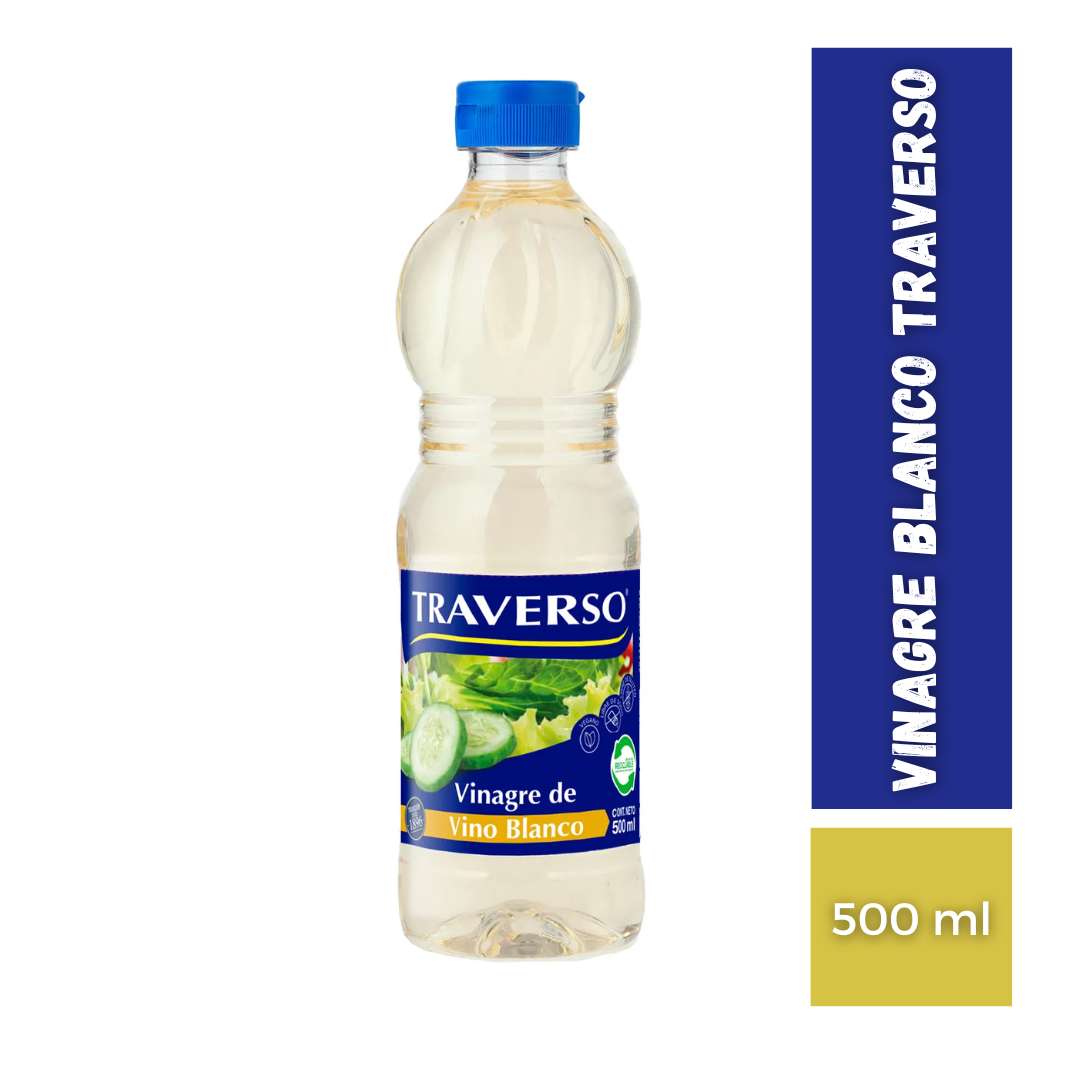 Vinagre Blanco Traverso, 500ml