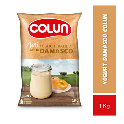 Yogurt Damasco Colun, Bolsa 1 Kg