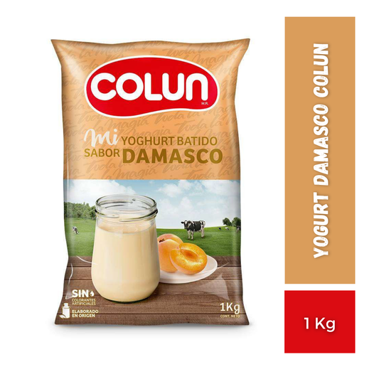Yogurt Damasco Colun, Bolsa 1 Kg