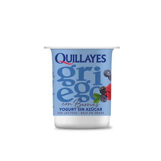 Yogurt Griego Quillayes Light Sabor Berries, 110g