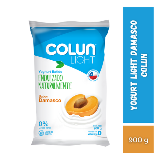 Yogurt Light Damasco Colun, Bolsa 900g