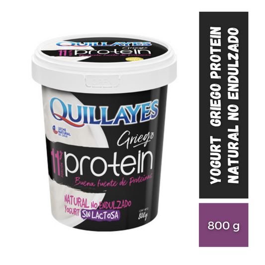 Yogurt Quillayes Griego Protein Natural No Endulzado, 800g