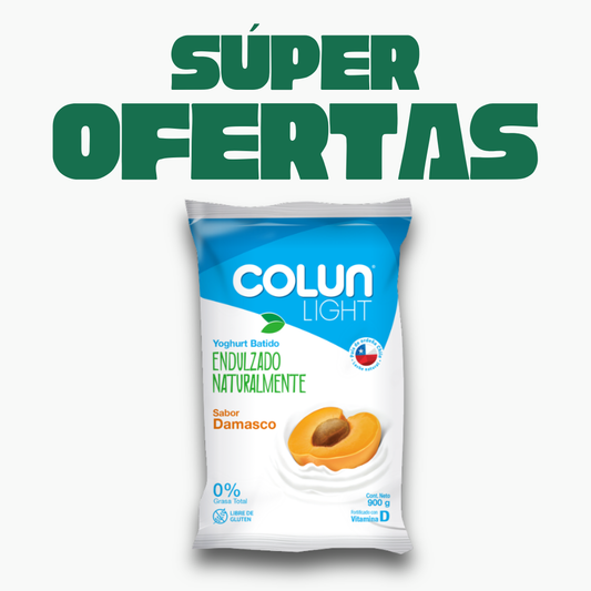 Yogurt Light Damasco Colun, Bolsa 900g