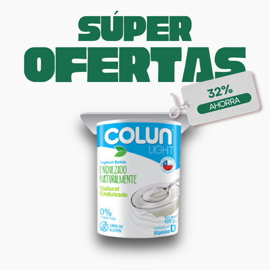 Yogurt Light Endulzado Colun, Pote 120g