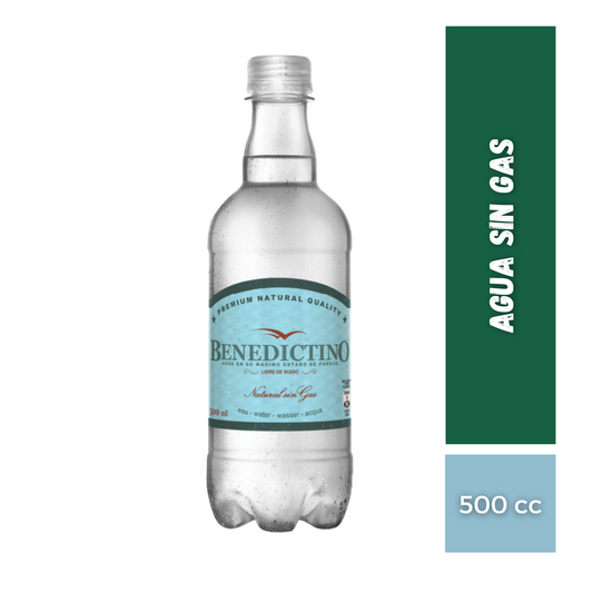Agua sin Gas Benedictino 500c