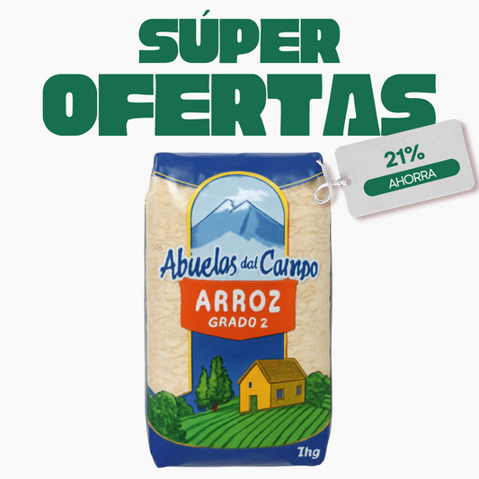 Arroz Grado 2 Abuelos del Campo, 1Kg