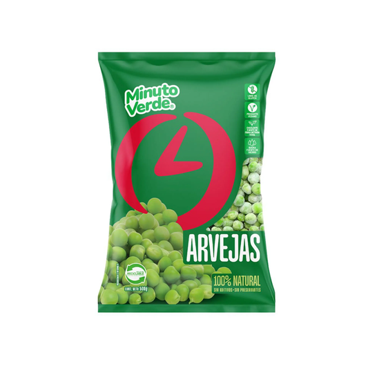 Arvejas Congeladas Minuto Verde, 500g