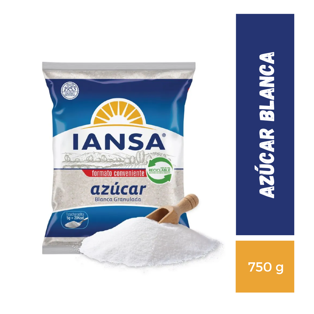 Azúcar Blanca 750g Iansa