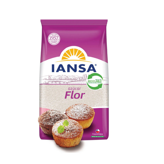 Azúcar Flor Iansa, 500g