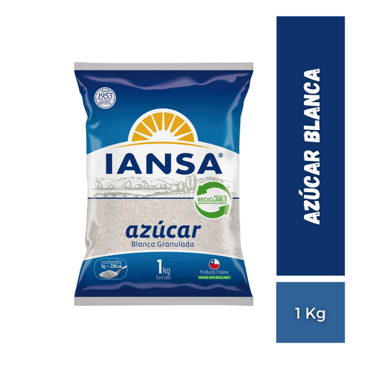 Azúcar Iansa, 1Kg