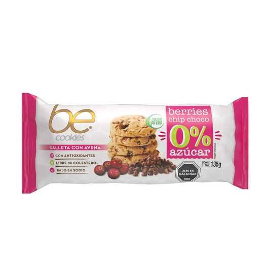 Galletas Be cookies Berries, 135g