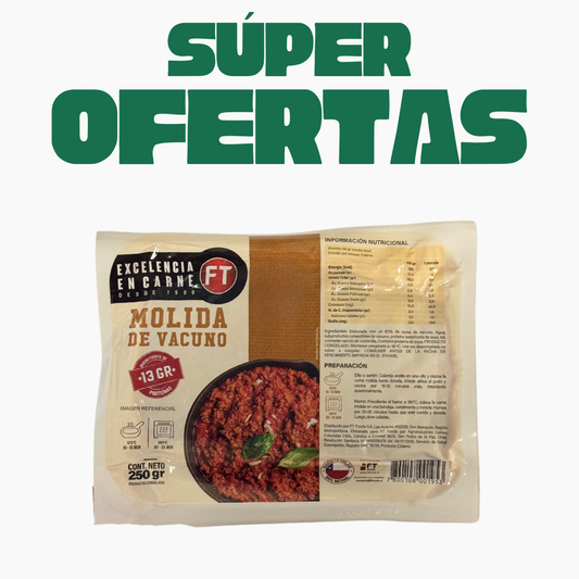 Molida de vacuno, 250g