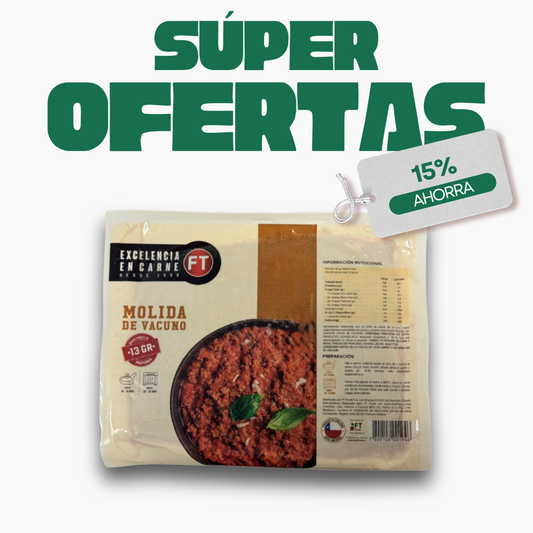 Molida de vacuno, 250g