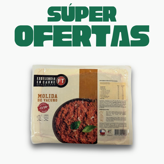 Carne Molida de Vacuno, 500g