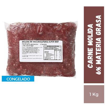 Carne molida 6%MG SuperBeef