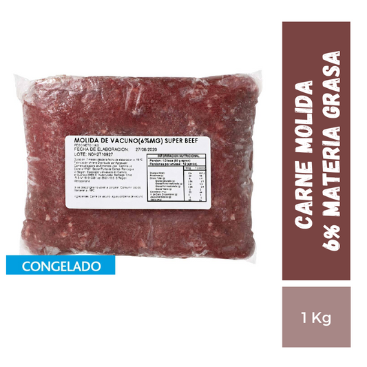 Carne molida 6%MG SuperBeef